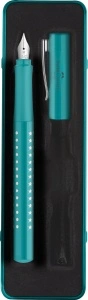 Set Cadou Stilou Sparkle Turcoaz Ocean Metalic Faber-Castell
