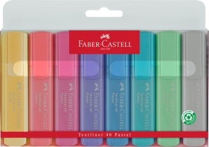 Textmarker Set 8 Pastel 1546 Faber-Castell - Img 1
