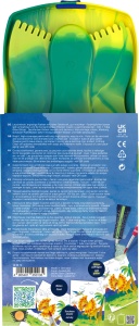Acuarele 12 Culori Connector Dinozauri Verde Faber-Castell - Img 4