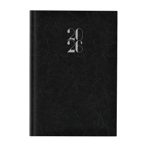 Agenda 2026 Artilux A5 datata, hartie ivory, coperta negru