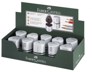 Ascuțitoare Triplă Grip 2001 Gri Faber-Castell - Img 3