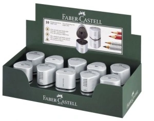 Ascuțitoare Triplă Grip 2001 Gri Faber-Castell - Img 3