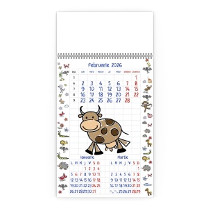 Calendar de perete cu imagini Animalute - Img 3