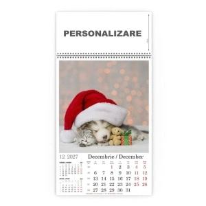 Calendar de Perete cu imagini Catei si Pisici - Img 2