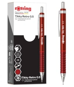 Creion Mecanic 0.5mm Tikky 3 Roșu Retro Rotring - Img 2