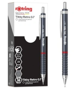 Creion Mecanic 0.7mm Tikky 3 Gri Retro Rotring - Img 2