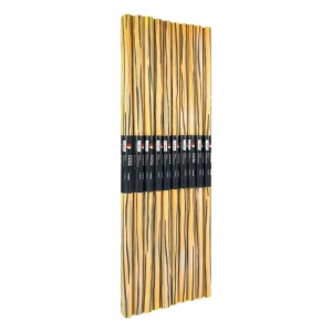 Hartie creponata Colorarte, 50x200cm, portocaliu deschis cu dungi negre, model tigru, set 10 role