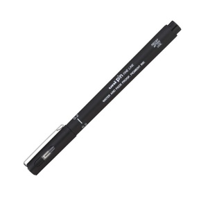 Liner 0.2 Negru UNI PIN-200, pe baza de apa