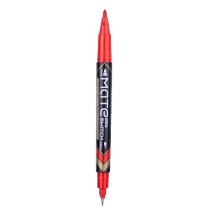 Marker CD 2 Capete 0.5/1mm Rosu Deli - Img 2