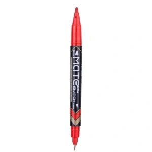 Marker CD 2 Capete 0.5/1mm Rosu Deli - Img 2