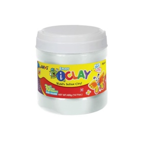 Plastilina Amos iClay, 400g, diverse culori