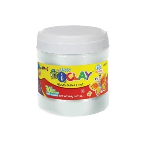 Plastilina Amos iClay, 400g, diverse culori