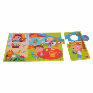 Puzzle Anotimpuri, Apli, 4 piese/puzzle - Img 2
