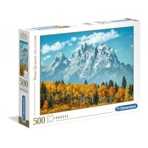 Puzzle carton 500 piese Clementoni Muntele Grand Teton toamnal
