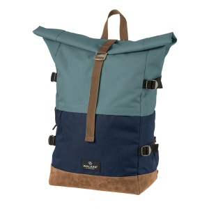 Rucsac Rollup Bicolor Gri Petrol - Bleumarin Walker - Img 2