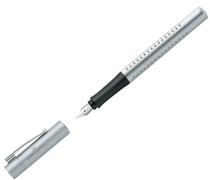 Stilou Grip 2011 Pearl Argintiu M Faber-Castell - Img 2