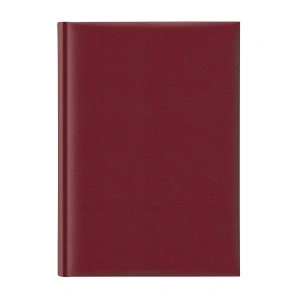 Agenda nedatata A5, hartie offset alb, coperta bordeaux