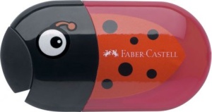 Ascuțitoare cu Radieră Buburuză Faber-Castell