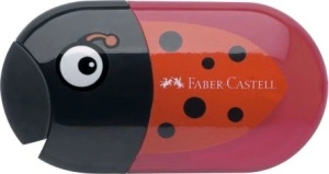 Ascuțitoare cu Radieră Buburuză Faber-Castell