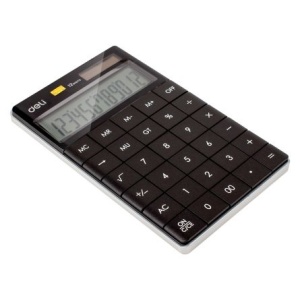 Calculator Birou 12 Dig Modern NegruDeli - Img 4