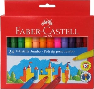 Carioca 24 Culori Jumbo Faber-Castell