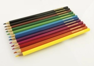 Creioane Colorate Plastic Jumbo 10 Culori Eberhard Faber - Img 2