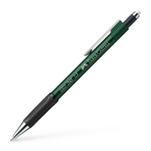 Creion Mecanic 0,7mm Verde Grip 1347 Faber-Castell