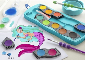 Cutie Apa Click-Go Turcoaz Faber-Castell - Img 5