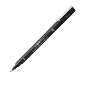 Liner 0.9mm Negru UNI PIN-200, pe baza de apa