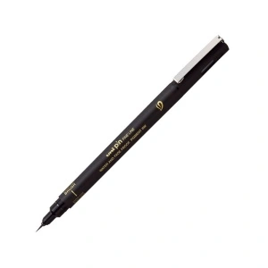 Liner Negru Brush (varf pensula), extra fin