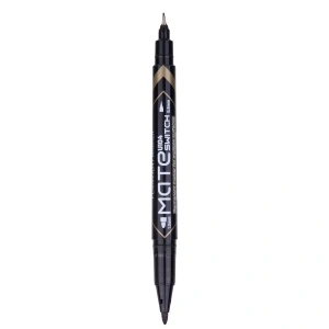 Marker CD 2 Capete 0.5/1mm Negru Deli - Img 3