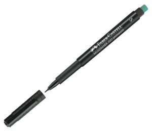 Marker Permanent Negru S Multimark Faber-Castell - Img 2