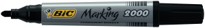 Marker Permanent Negru Varf Rotund 2000 Bic - Img 2