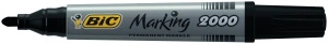 Marker Permanent Negru Varf Rotund 2000 Bic - Img 2
