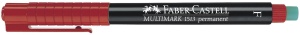 Marker Permanent Rosu F Multimark Faber-Castell - Img 4