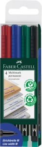 Marker Permanent Set 4 M Multimark Faber-Castell
