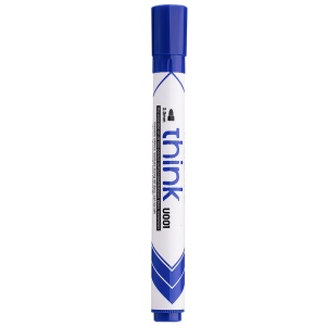 Marker Whiteboard Albastru 2mm Deli - Img 1