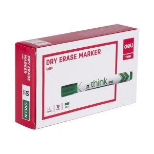 Marker Whiteboard Verde 2mm Deli - Img 3
