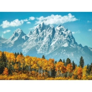 Puzzle carton 500 piese Clementoni Muntele Grand Teton toamnal - Img 2