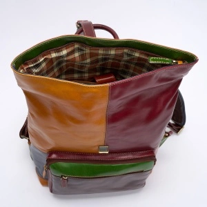 Rucsac Multicolor Inchis Cu Clapa - Img 3