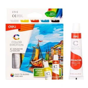 Tempera 5 Culori 12ml Deli