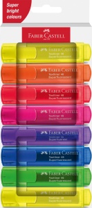 Textmarker Set 8 Superfluroscent 1546 Cutie Carton 2024 Faber-Castell - Img 1