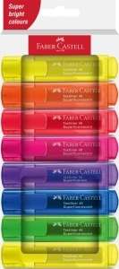 Textmarker Set 8 Superfluroscent 1546 Cutie Carton 2024 Faber-Castell