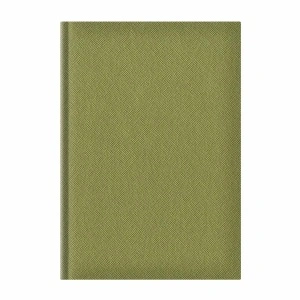 Agenda Adria A5, nedatata, hartie ivory, coperta verde