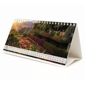 Calendar de birou cu imagini Gradini - Img 4