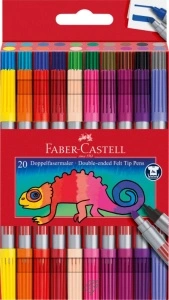 Carioca 20 Culori 2 Capete Faber-Castell