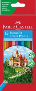 Creioane Colorate 12 Culori Faber-Castell