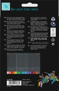Creioane Colorate 36 Culori Black Edtion Faber-Castell - Img 5