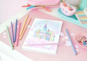 Creioane Colorate Pastel 10 Culori Faber-Castell - Img 3