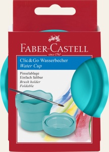 Cutie Apa Click-Go Turcoaz Faber-Castell - Img 1